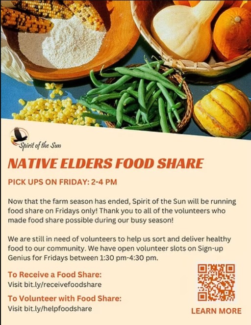 Spirit of the Sun Food Share Volunteer Sign-up