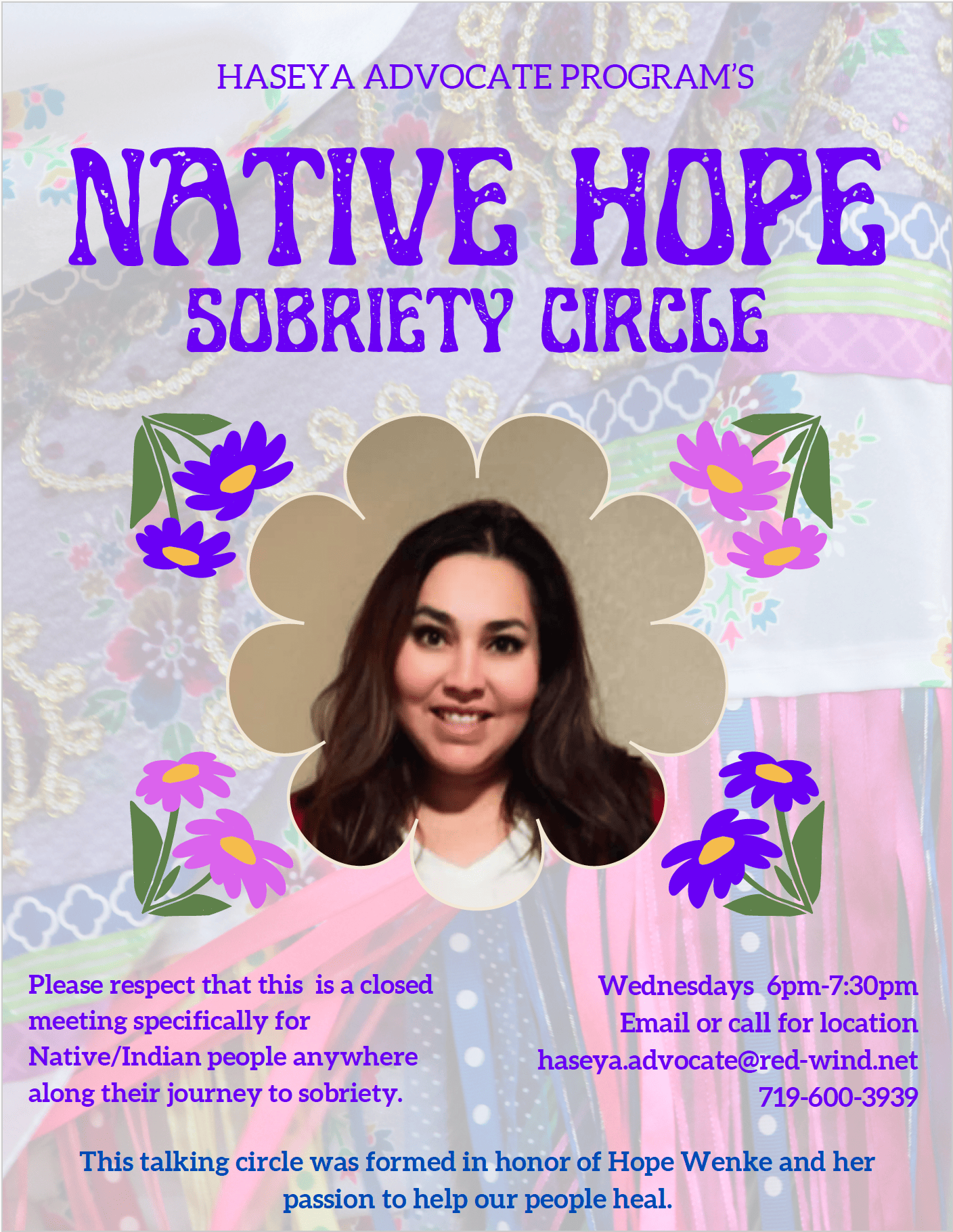 Haseya Advocacy Program Native Hope Sobriety Circle