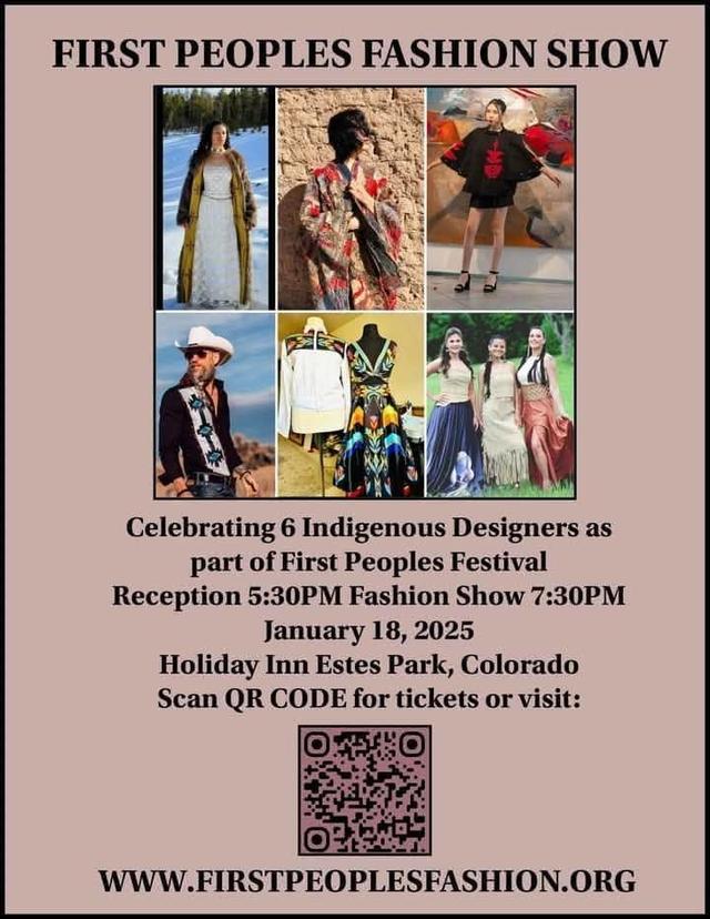 Estes Park First Peoples Fashion Show- January 18 5:30 PM - 7:30 PM